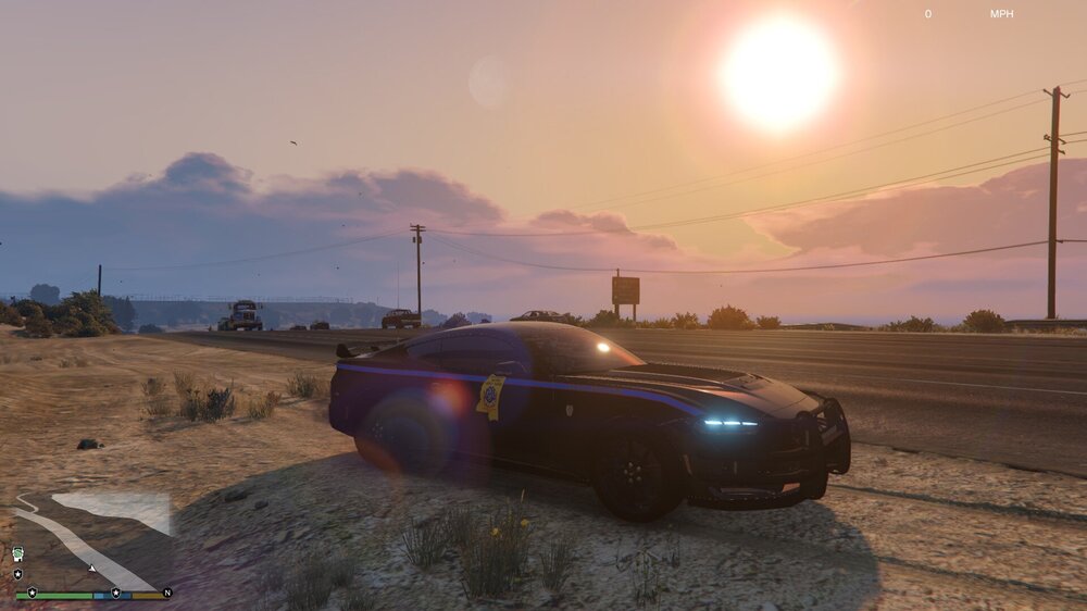 Could contain: sky, outdoor, land vehicle, vehicle, ground, wheel, tire, sunset, car
