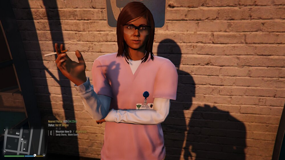 Could contain: clothing, human face, person, fashion accessory, building, screenshot, glasses, fashion, outdoor