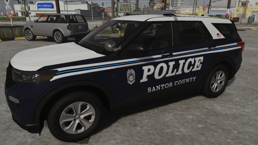 Could contain: wheel, vehicle, land vehicle, tire, text, transport, car, auto part, automotive exterior, bumper, outdoor, automotive tire, rim, motor vehicle, fender, alloy wheel, vehicle registration plate, automotive design, hardtop, automotive wheel system, ford, ground, parked, police