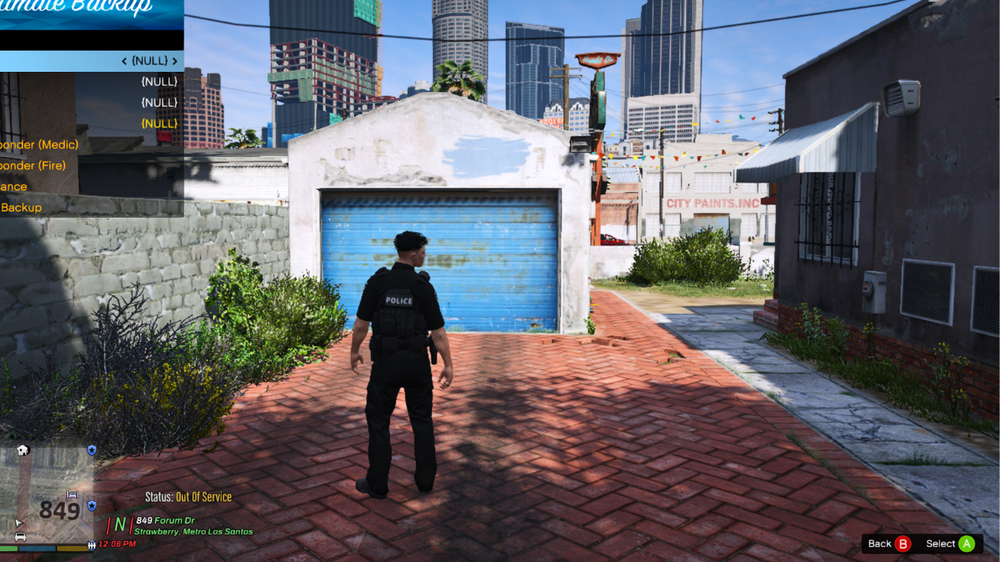 Could contain: building, outdoor, clothing, screenshot, sky, pc game, house, man, person, street, city