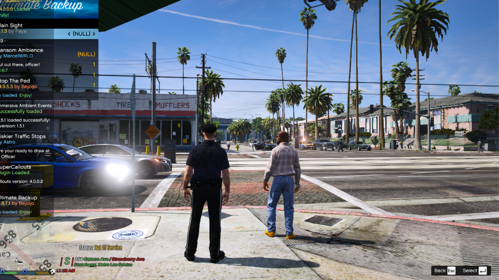 Could contain: outdoor, text, tree, sky, car, land vehicle, billboard, road, vehicle, clothing, palm tree, screenshot, ground, person, street, way, city