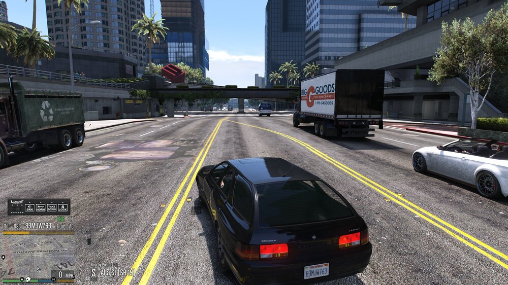 Could contain: vehicle, land vehicle, outdoor, wheel, text, screenshot, road, sky, ground, city, street, car