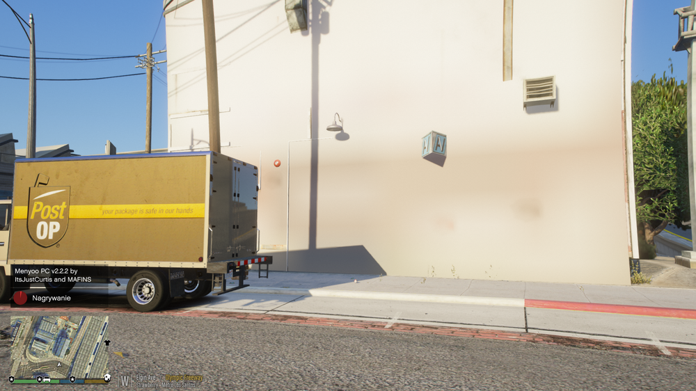 Could contain: outdoor, sky, land vehicle, wheel, vehicle, road, truck, tree, road surface, transport, street, trailer, yellow