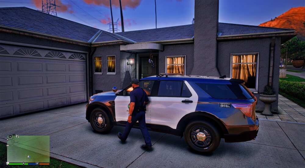 Could contain: vehicle, wheel, land vehicle, tire, outdoor, sky, transport, building, car, sport utility vehicle, auto part, bumper, fender, automotive luggage rack, parked, blue, ground, house