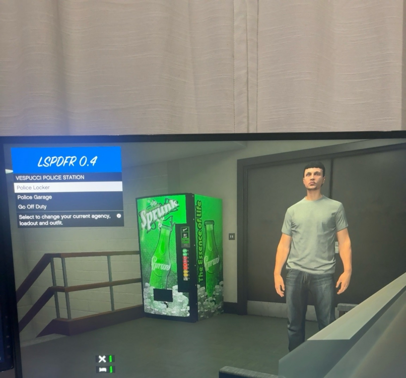 Could contain: clothing, man, indoor, wall, person, footwear, screenshot, text, standing