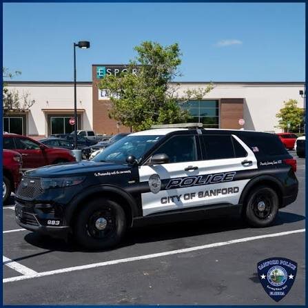 Could contain: vehicle, land vehicle, wheel, tire, outdoor, text, sky, transport, auto part, sport utility vehicle, bumper, automotive exterior, pickup truck, motor vehicle, police, automotive tire, compact sport utility vehicle, road, car, truck, parked