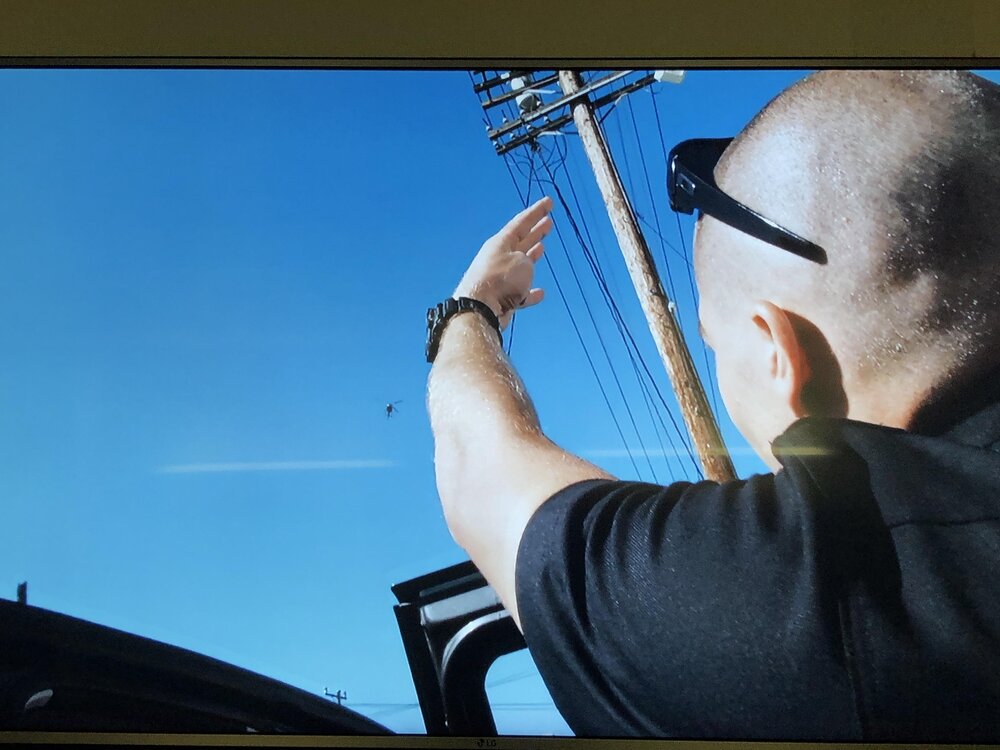 Could contain: sky, person, man, outdoor