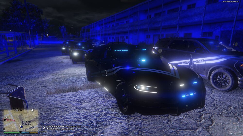 Could contain: wheel, vehicle, tire, land vehicle, night, outdoor, ground, auto part, light, automotive lighting, car, blue, parked, purple